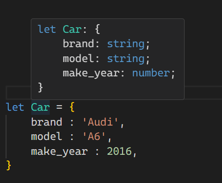 Type Inference in TypeScript for Member variables.